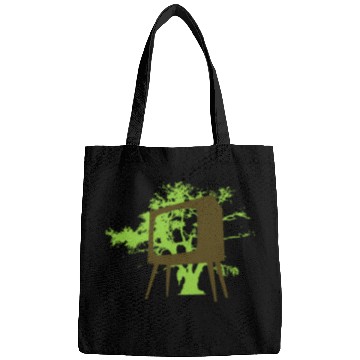 Discover Eco-Friendly Tree Art Illustration Bags