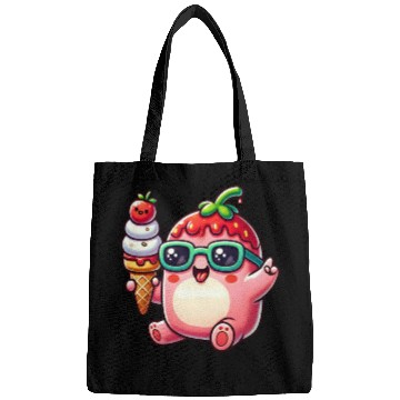 Discover Ice Cream Strawberry Chill Bags