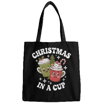 Discover Christmas Cheer in a cup Funny Christmas Bags