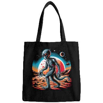 Discover Alien on Mars Bags