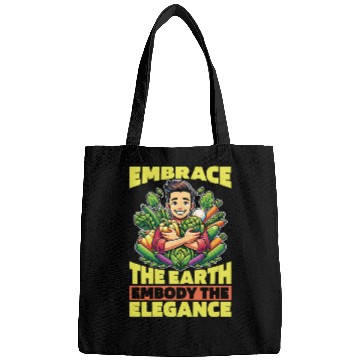 Discover Vegetarian Embrace The Earth Veganism Vegetarians Bags
