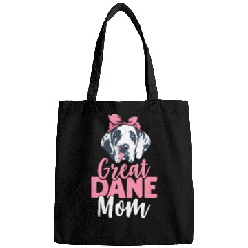 Discover Great Dane Mom Dog Lover Dog Mom Bags