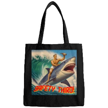 Discover Retro Safety Third Shark Rodeo Bags
