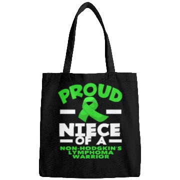 Discover Non-Hodgkin Lymphoma Awareness Proud Niece Bags