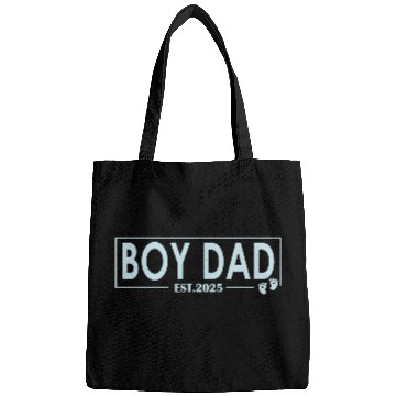 Discover Boy Dad Est 2025 Newborn Daddy Father Boy Son Bags
