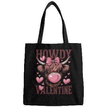 Discover Valentines Day Highland Cow Bags