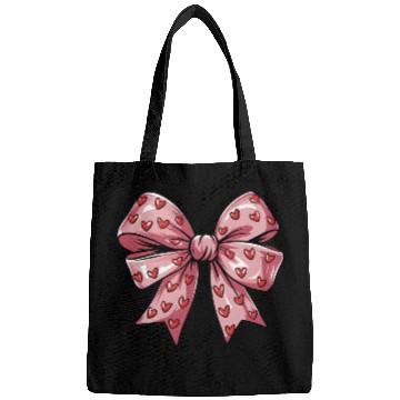 Discover Valentines day Heart Coquette Bow Bags
