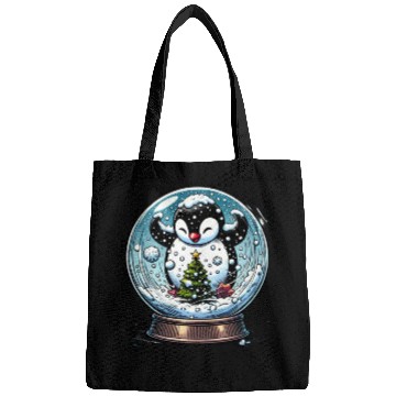 Discover Penguin in a Snow Globe: Christmas Storm & Cheer Bags