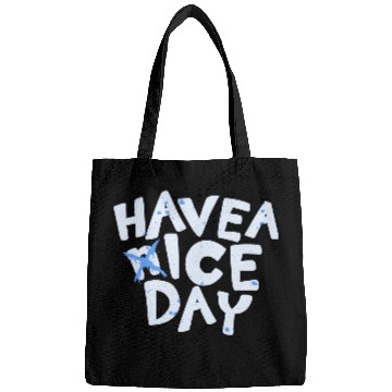Discover Have A Ice Day Typography Text Design Bags