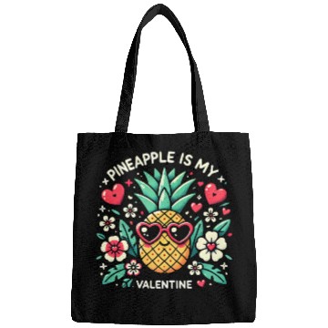 Discover Pineapple is My Valentine Bags