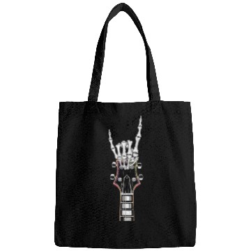 Discover Skeleton Guitar Player Bones Guitarist Musician Bags