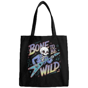 Discover Skeleton Guitar Player Bones Guitarist Musician Bags