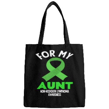 Discover Non-Hodgkin Lymphoma Awareness For My Aunt Bags