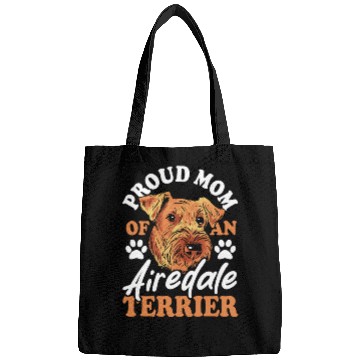 Discover Airedale Dog Mom Grooming Airedale Terrier Bags
