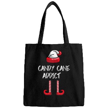 Discover Candy Cane Addict Funny Christmas Bags