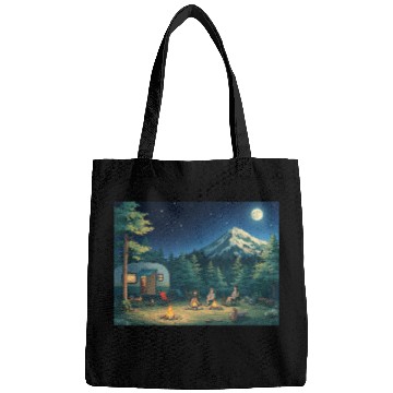 Discover Digital nature bad painting Bags