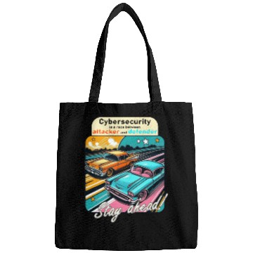 Discover Cybersecurity is a race Bags