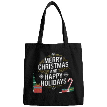 Discover Merry Christmas and happy holiday Bags