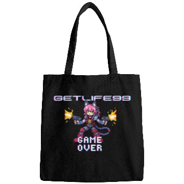 Discover getlife99 gameover gaming Bags