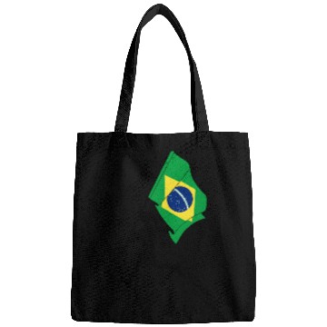 Discover Brazil flag woman running Bags