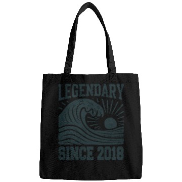 Discover Legendary Since 2018 Birthday Vibes Bags