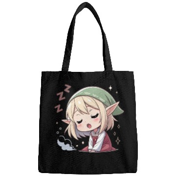 Discover Sleepy Sprite: Cute Elf Napping So Lovingly Bags