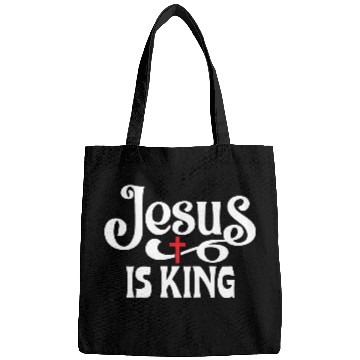 Discover Jesus Is King Love Jesus Christian Christmas Bags