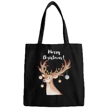 Discover Festive Reindeer Greetings Bags