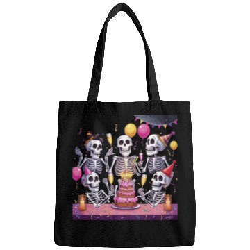 Discover Quirky Skeleton Designs: Gothic Humor Bags