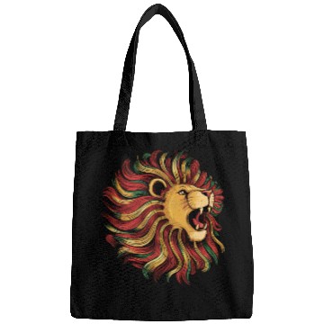 Discover I'm black History powerful African Lion Juneteenth Bags