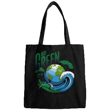 Discover save the earth Awareness about climate change shir Bags
