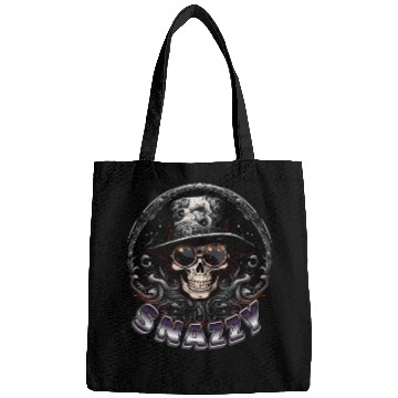 Discover Snazzy Skull: Rock & Roll Never Dies Bags