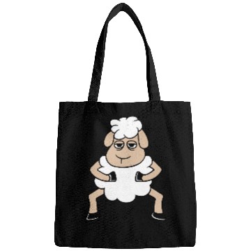Discover Sheep Tired Bored Look Standing Cute Cool Cartoon Bags