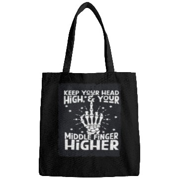 Discover Middle Finger Higher Bags