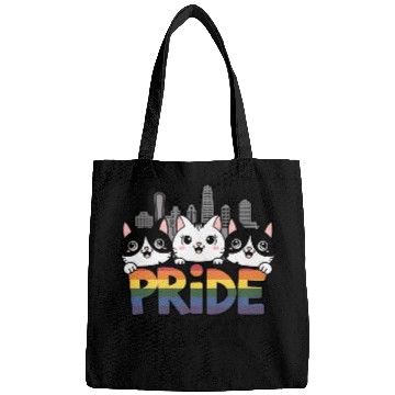 Discover Pride of San Diego City California USA Rainbow Fla Bags