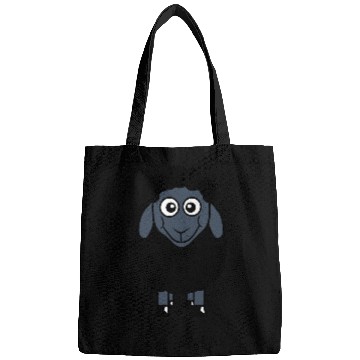 Discover Black Sheep Small Cute Funny Lamb Cool Comic Sweet Bags