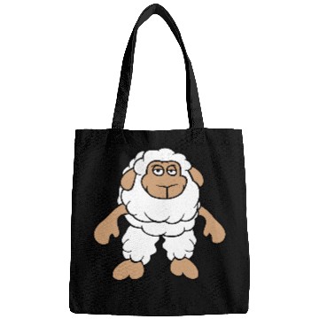 Discover Sheep Standing Cool Bored Tired Cartoon Comic Cute Bags
