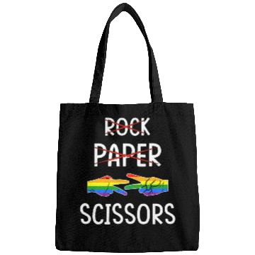 Discover LGBTQ Lesbian Rock Paper Scissors Bags