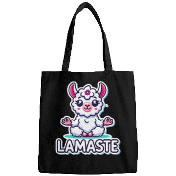 Discover Charming Meditative Llama Yoga Design Bags