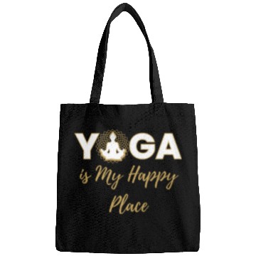 Discover Yoga is my happy place. Bags