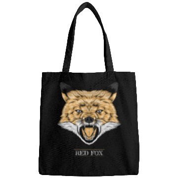 Discover Red Fox Illustration Bags