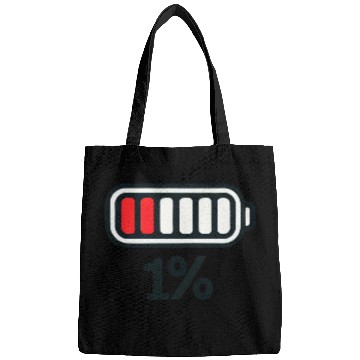 Discover Low Battery Icon with 1% Charge Bags