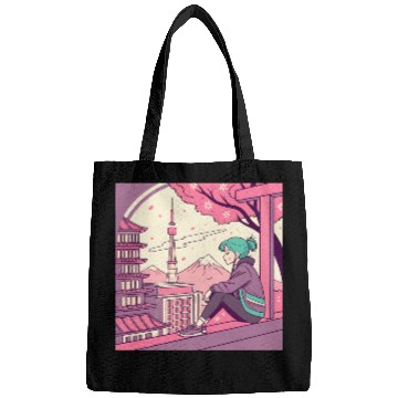 Discover Blossom Breeze: Tokyo Girl Embracing a Tranquil Bags