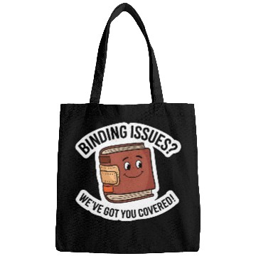 Discover Smiling Book with Bandage – 'Binding Issues?' Bags