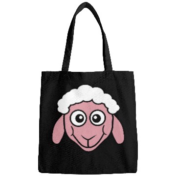 Discover Sheep Face Head Cute Small Baby Lamb Sweet Comic Bags