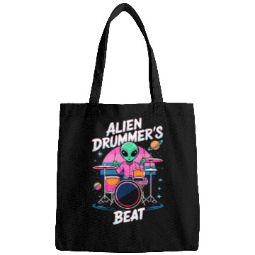 Discover Alien Drummer's Beat Bags - Funky Alien Graphic