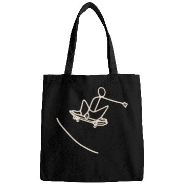 Discover Skater skating on skateboard Bags