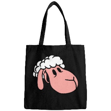 Discover Sheep Face Head Cute Sweet Little Lamb Cool Comic Bags