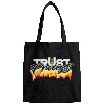 Discover Trust the process typography design Bags