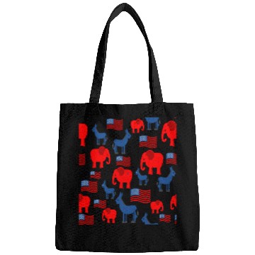 Discover Elephant and Donkey Seamless Pattern Bags